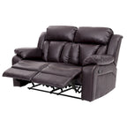 Daria Faux Leather Reclining Loveseat